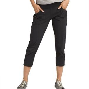 Prana Summit Capri Black Cropped Outdoor Hiking Active Pants Plus 2X - NWT